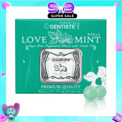 DENTISTE - Love Mint Sugar Free Peppermint Flavour with Mastic Oil Mouth Freshener 20s image