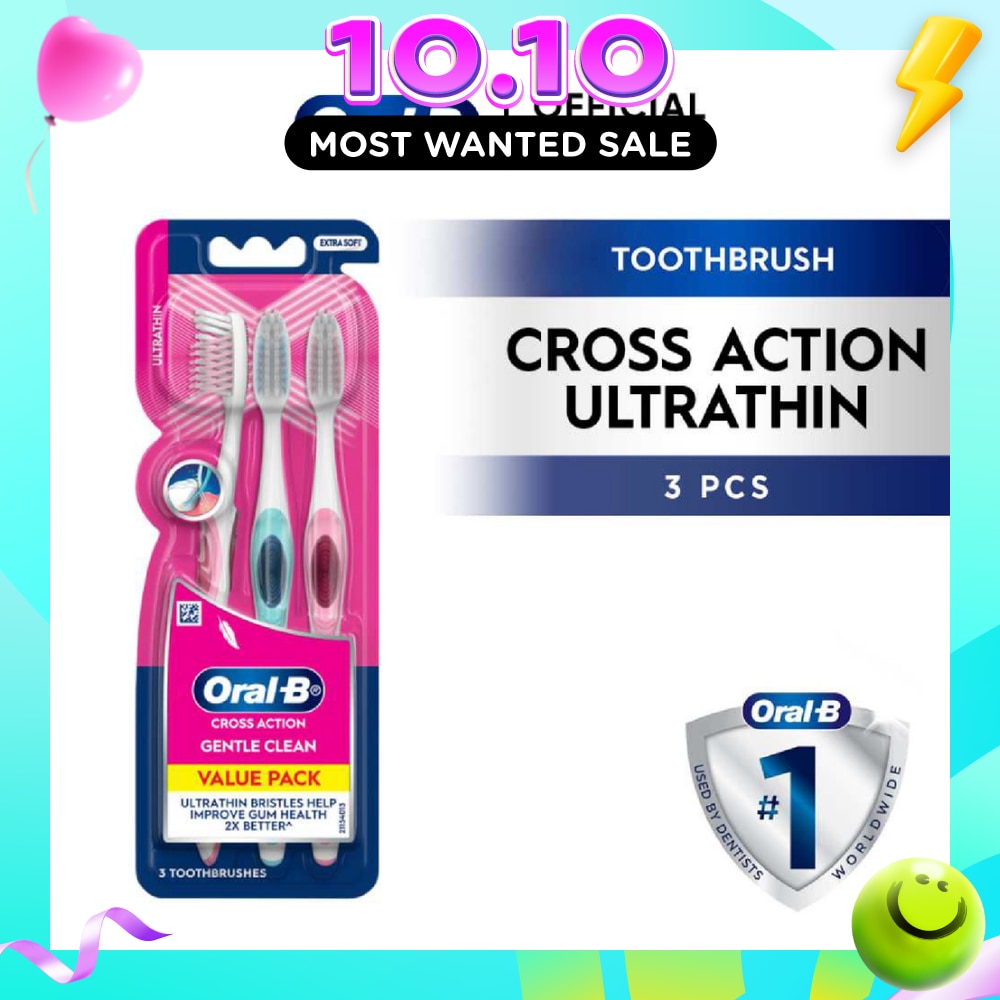 Crisscross Ultrathin Toothbrush 3 Pieces image