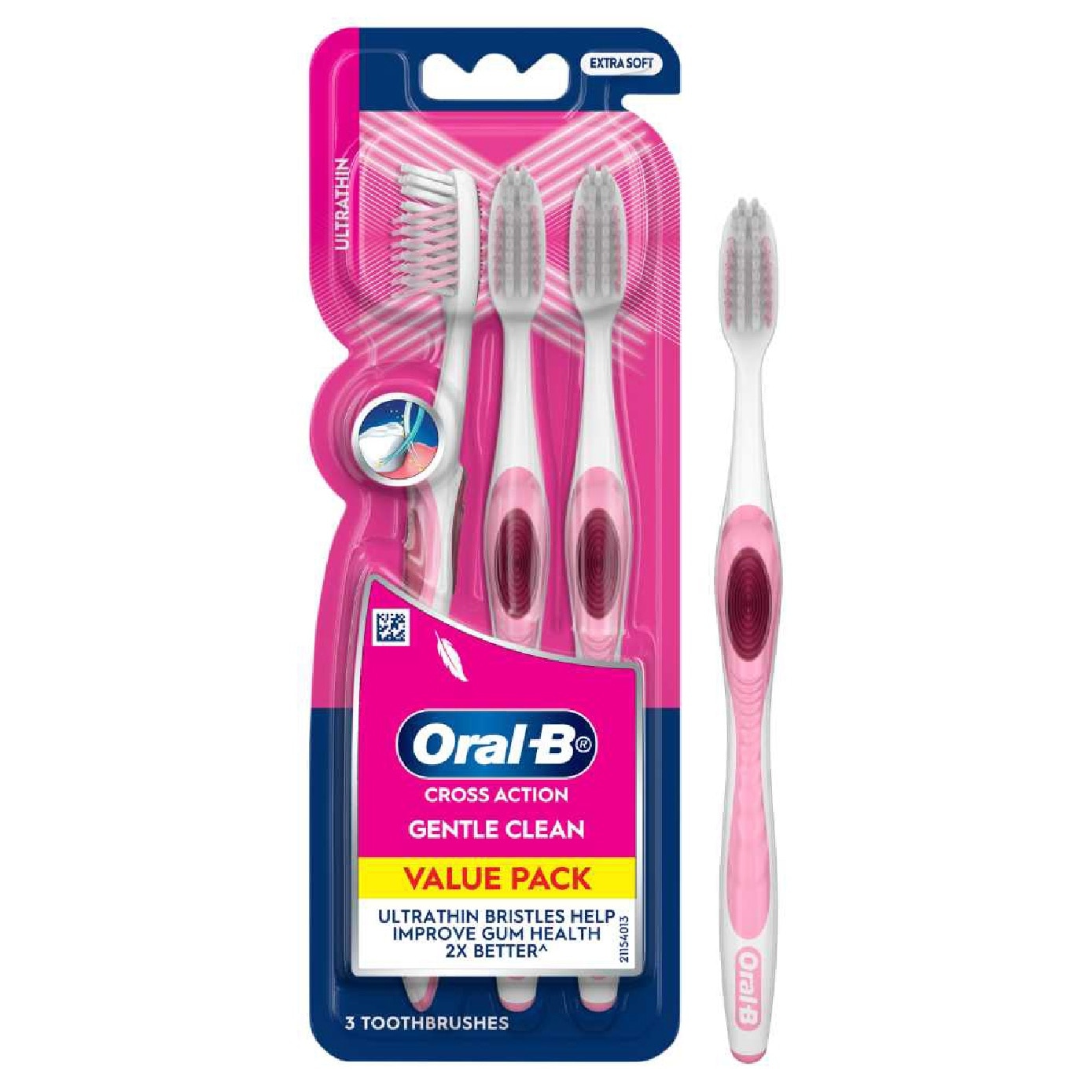 Crisscross Ultrathin Toothbrush 3 Pieces