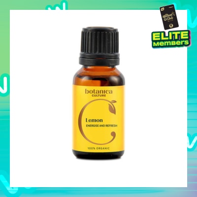 BOTANICA CULTURE Organic Lemon Essential Oil 15ml