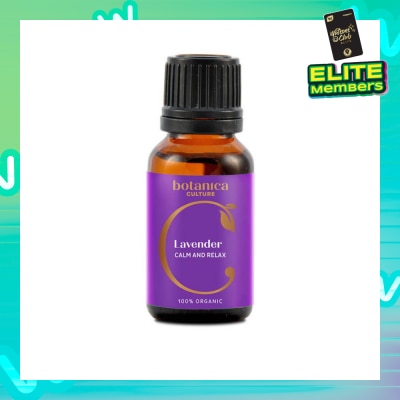 BOTANICA CULTURE Organic Lavender Essential Oil 15ml