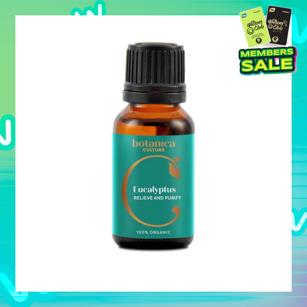 Organic Eucalyptus Essential Oil 15ml