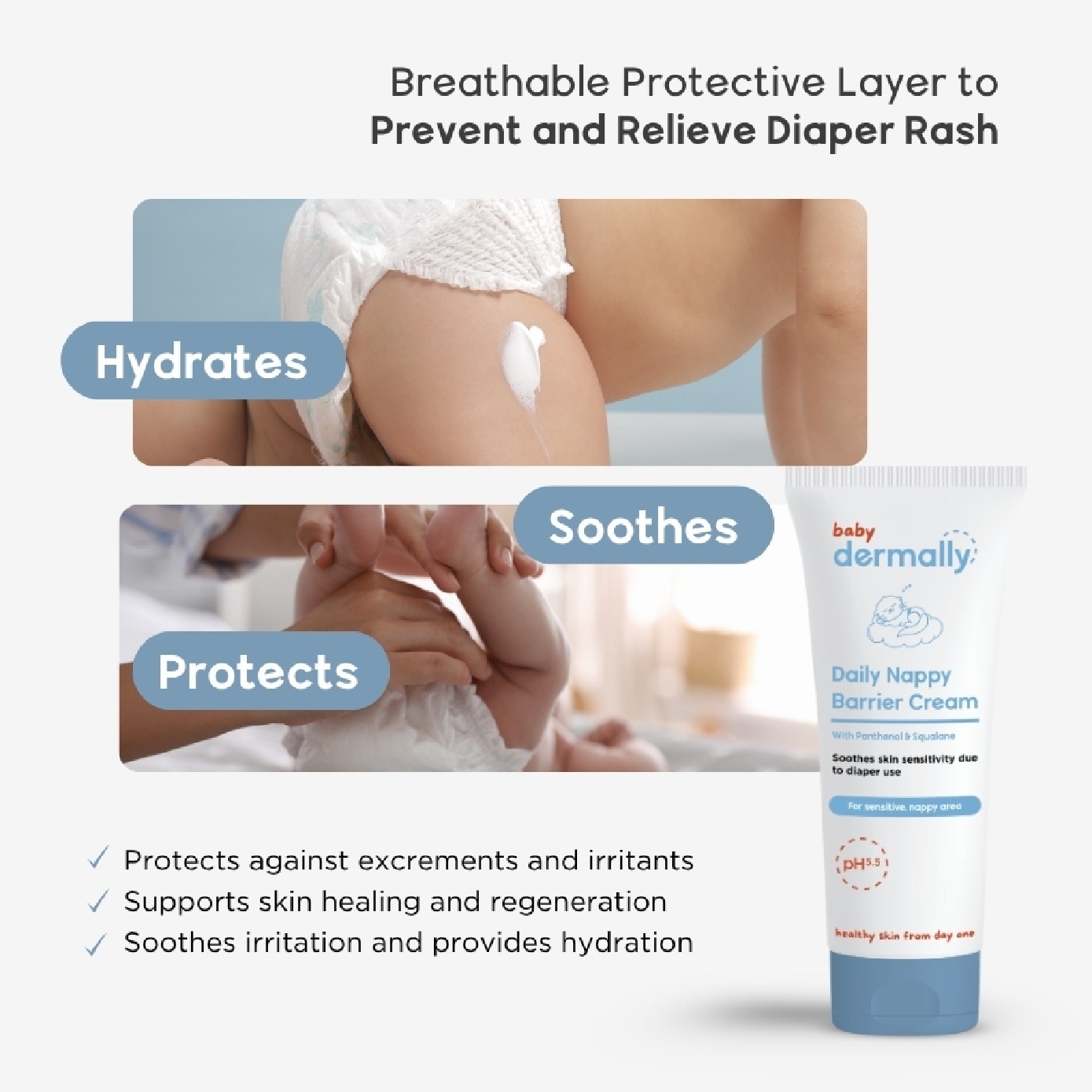 Baby Daily Nappy Barrier Cream 100ml