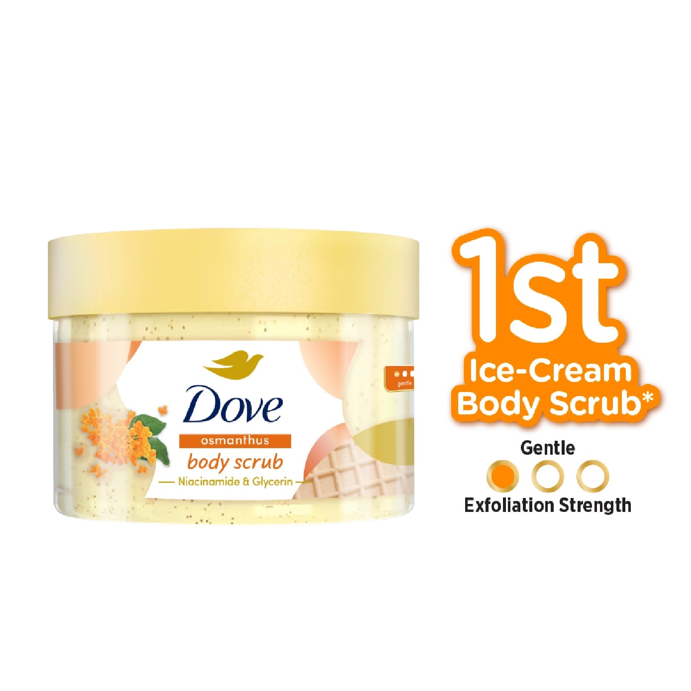Golden Osmanthus Ice Cream Body Scrub 280g