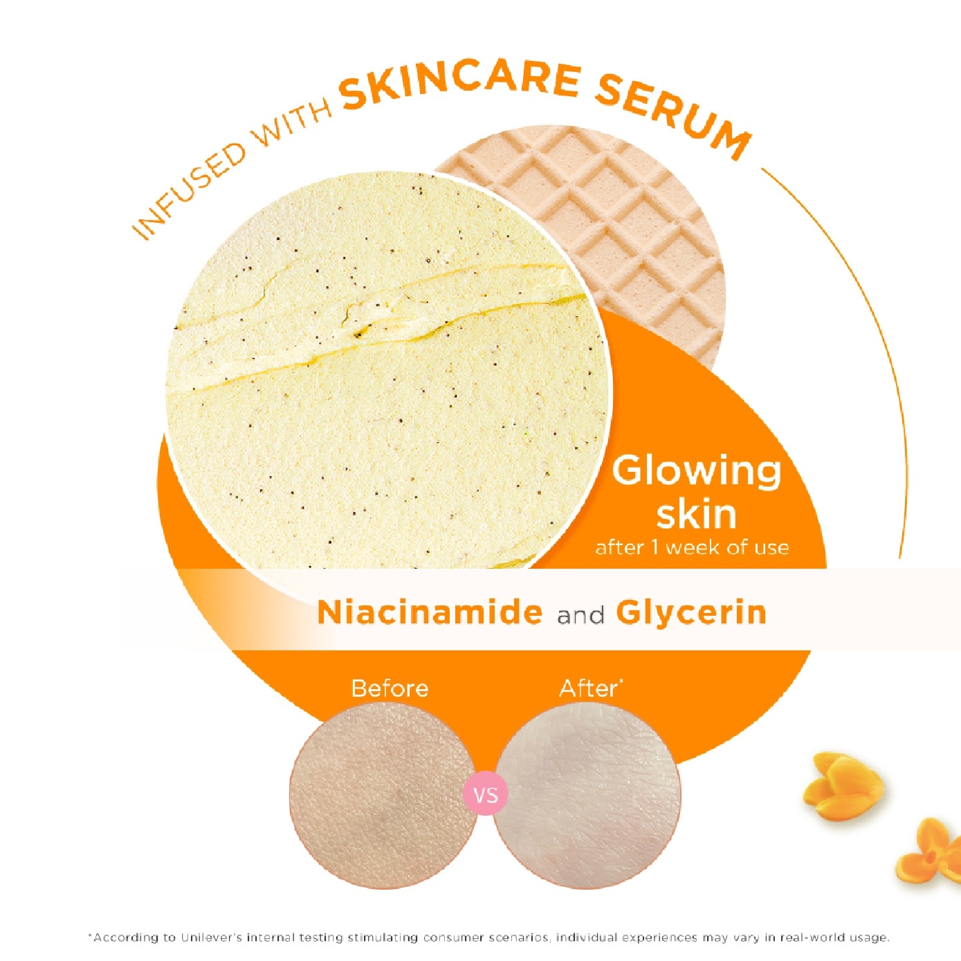 Golden Osmanthus Ice Cream Body Scrub 280g