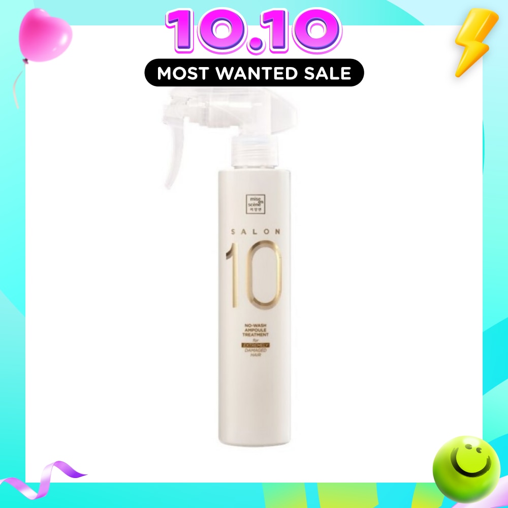 Salon 10 No Wash Ampoule Treatment For Extremely Damaged Hair 200ml image
