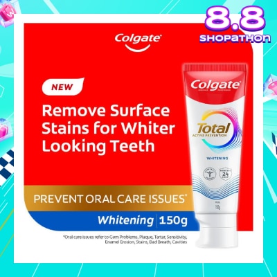 COLGATE Total Active Prevention Toothpaste Whitening 150g