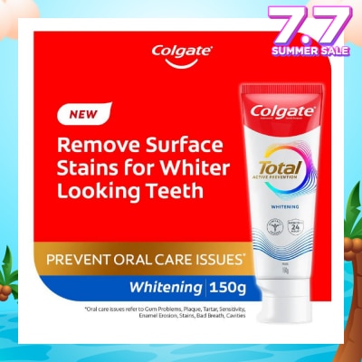 COLGATE Total Active Prevention Toothpaste Whitening 150g