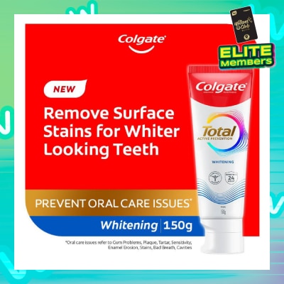 COLGATE Total Active Prevention Toothpaste Whitening 150g