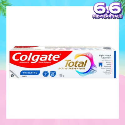 COLGATE Total Active Prevention Toothpaste Whitening 150g