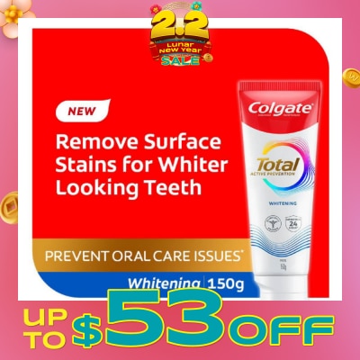 COLGATE Total Active Prevention Toothpaste Whitening 150g