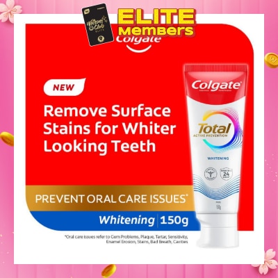 COLGATE Total Active Prevention Toothpaste Whitening 150g