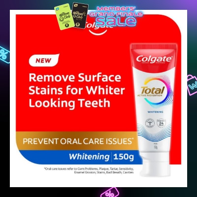 COLGATE Total Active Prevention Toothpaste Whitening 150g