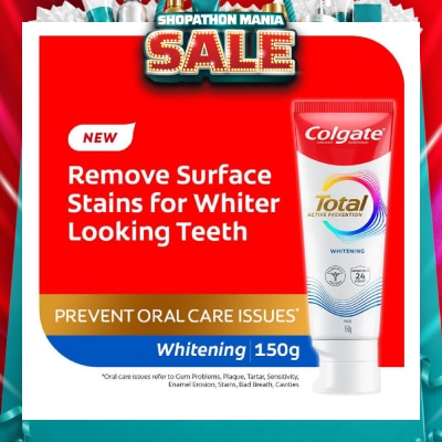 COLGATE - Total Active Prevention Toothpaste Whitening 150g