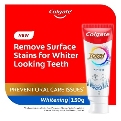 COLGATE Total Active Prevention Toothpaste Whitening 150g