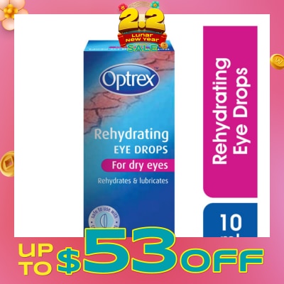 OPTREX Rehydrating Eye Drop (For Very Dry Eyes) 10ml (Expiry: Jan`2026)