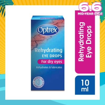 OPTREX Rehydrating Eye Drop (For Very Dry Eyes) 10ml (Expiry: Jan`2026)
