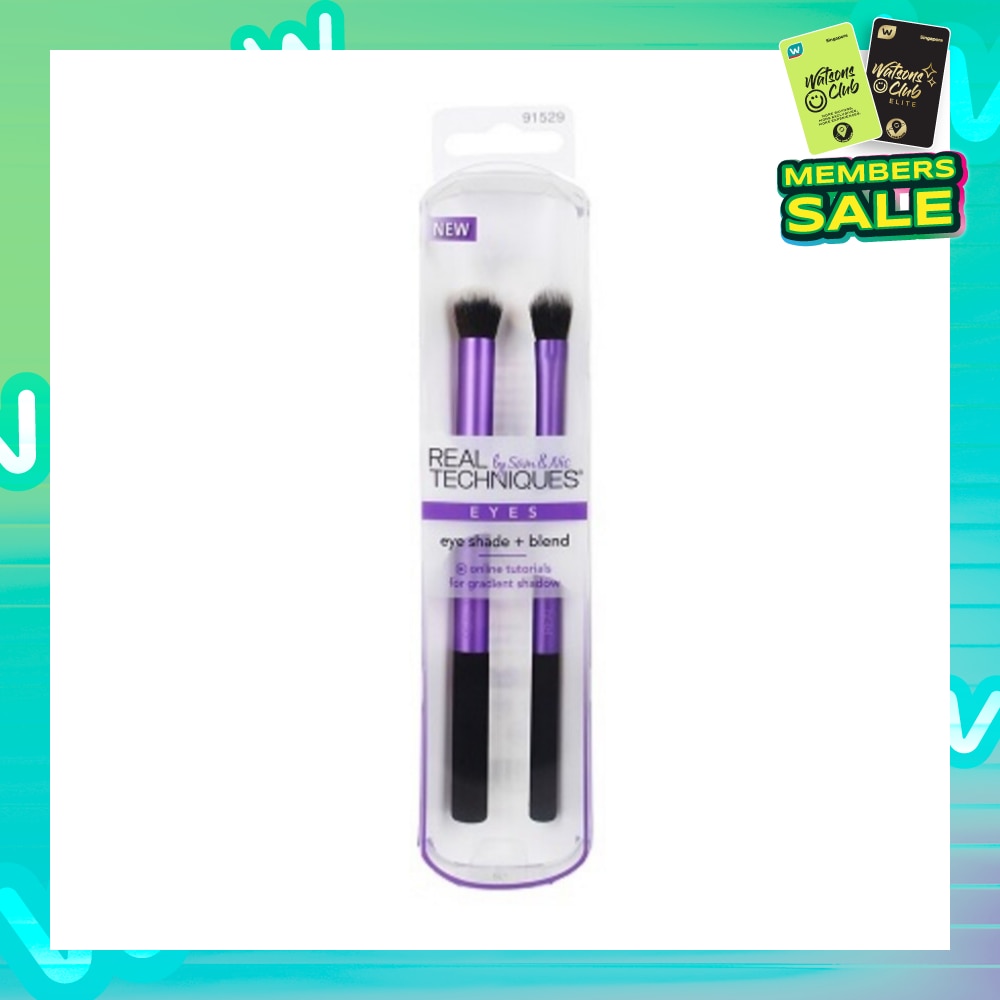 Shade + Blend Two Colour Eye Shadow Applicator Set 1s