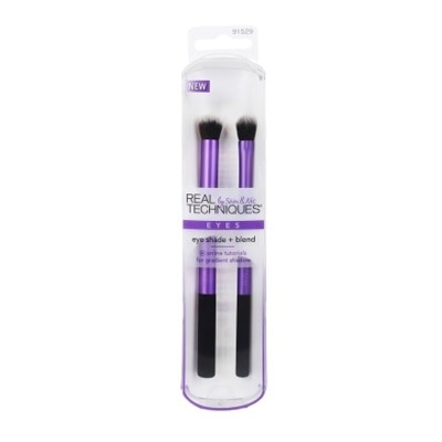 REAL TECHNIQUES Shade + Blend Two Colour Eye Shadow Applicator Set 1s