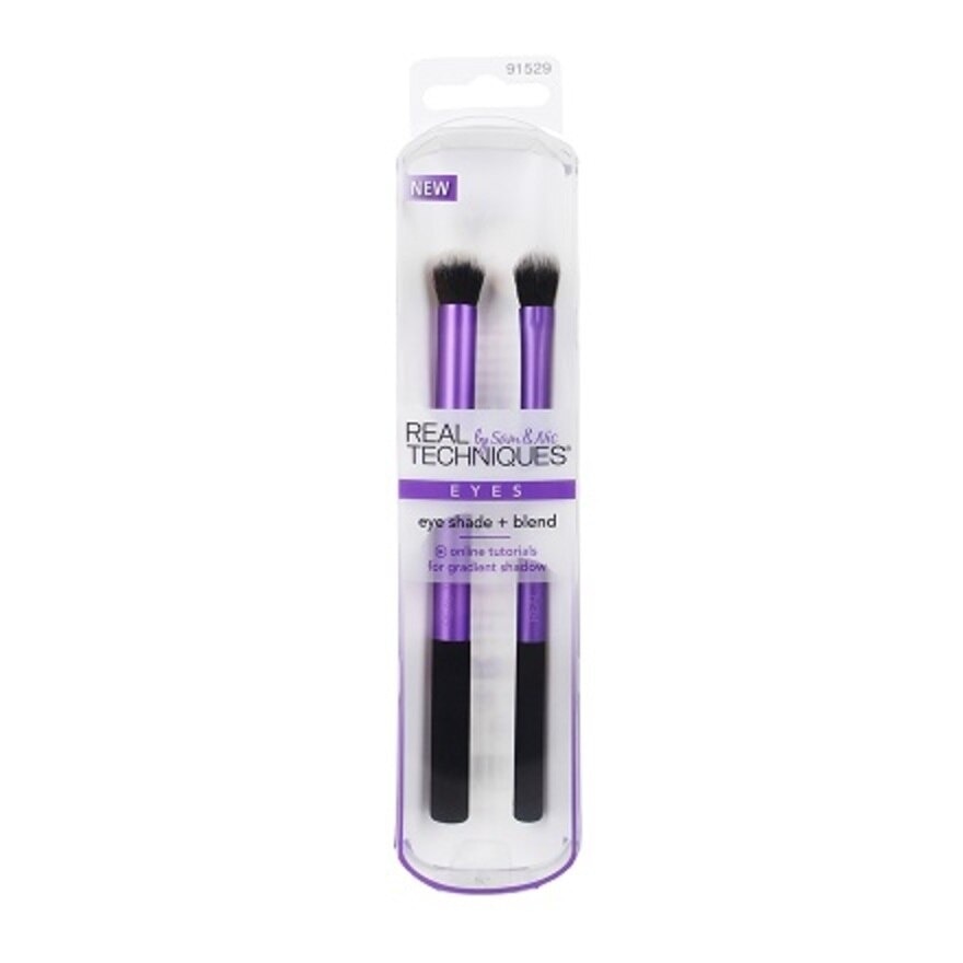 Shade + Blend Two Colour Eye Shadow Applicator Set 1s