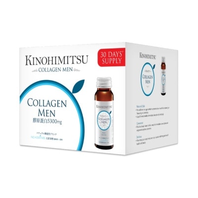 KINOHIMITSU Collagen Men 5300mg With Cactus 30 Day Supply (For Healthy Skin) 50ml x 16s