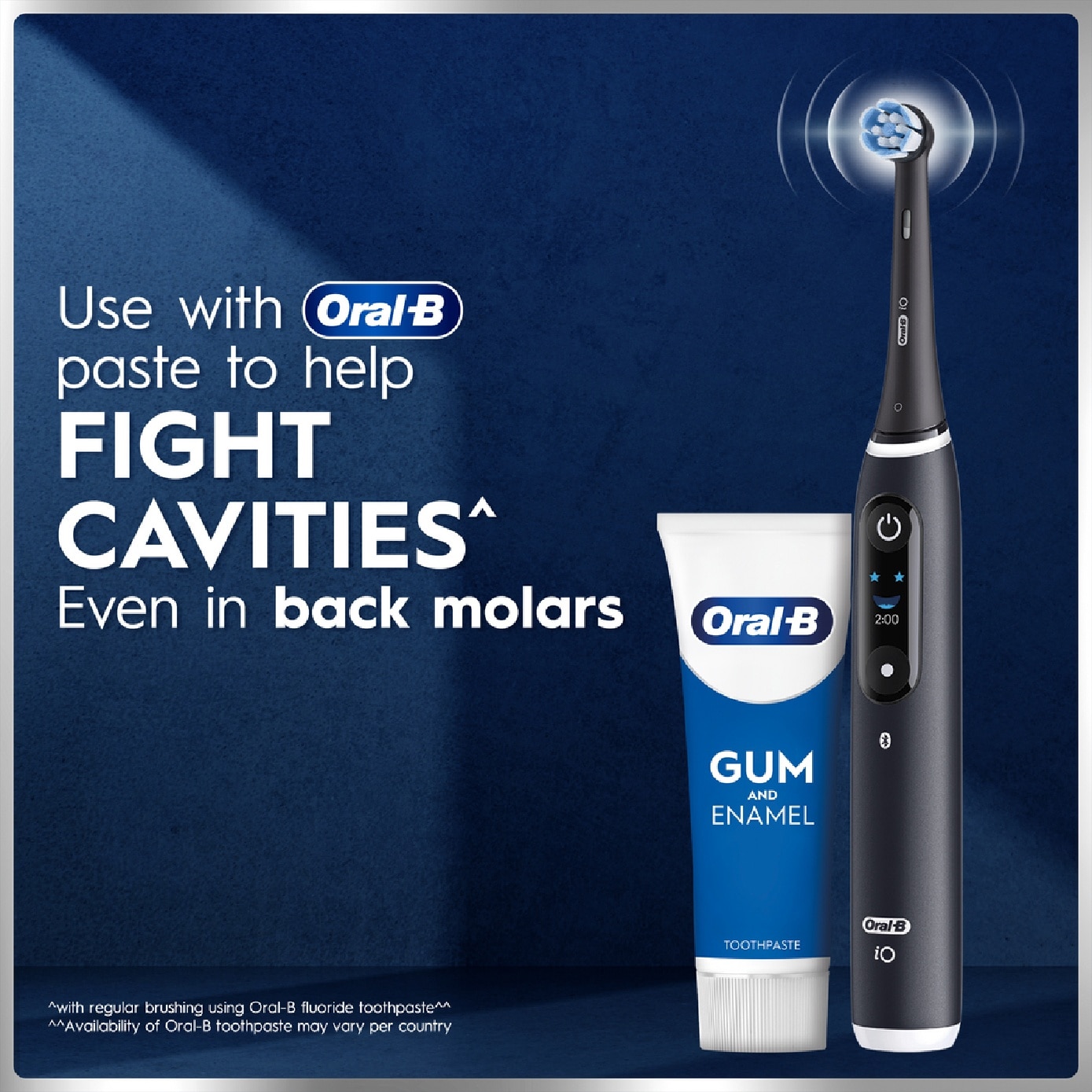 iO Series 6 Electric Toothbrush Black Lava (with 2 Refill Heads, Charger & Travel Case) 1s image