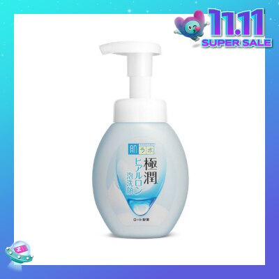 HADA LABO Hydrating Foaming Wash (Hydrating Wash With Hyaluronic Acid + Suitable For Dry Skin) 160ml