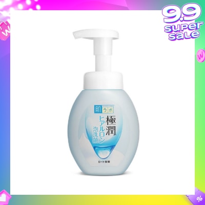 HADA LABO Hydrating Foaming Wash (Hydrating Wash With Hyaluronic Acid + Suitable For Dry Skin) 160ml