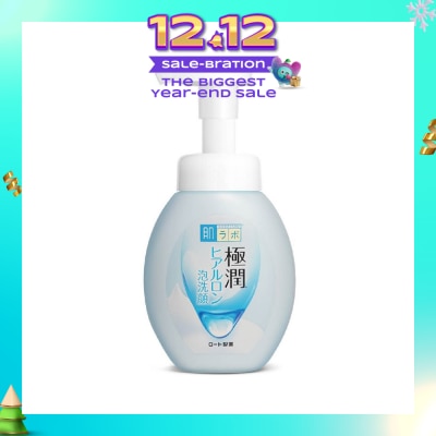 HADA LABO Hydrating Foaming Wash (Hydrating Wash With Hyaluronic Acid + Suitable For Dry Skin) 160ml