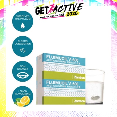 FLUIMUCIL - A600mg Twin Pack 2x10's image