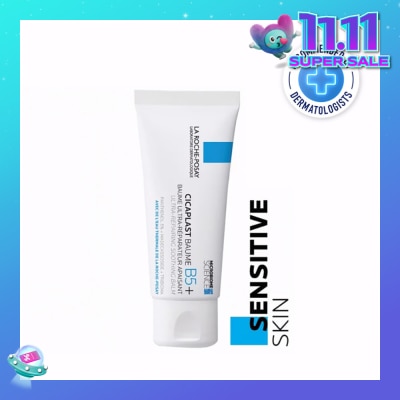 LA ROCHE-POSAY Cicaplast Baume B5 (Skin Repair & Soothing Moisturiser with Panthenol for Irritated & Dry Skin) 40ml