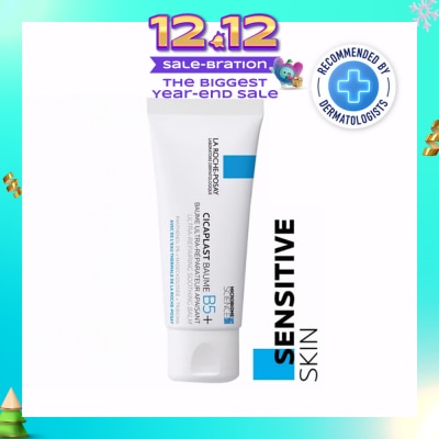 LA ROCHE-POSAY Cicaplast Baume B5 (Skin Repair & Soothing Moisturiser with Panthenol for Irritated & Dry Skin) 40ml