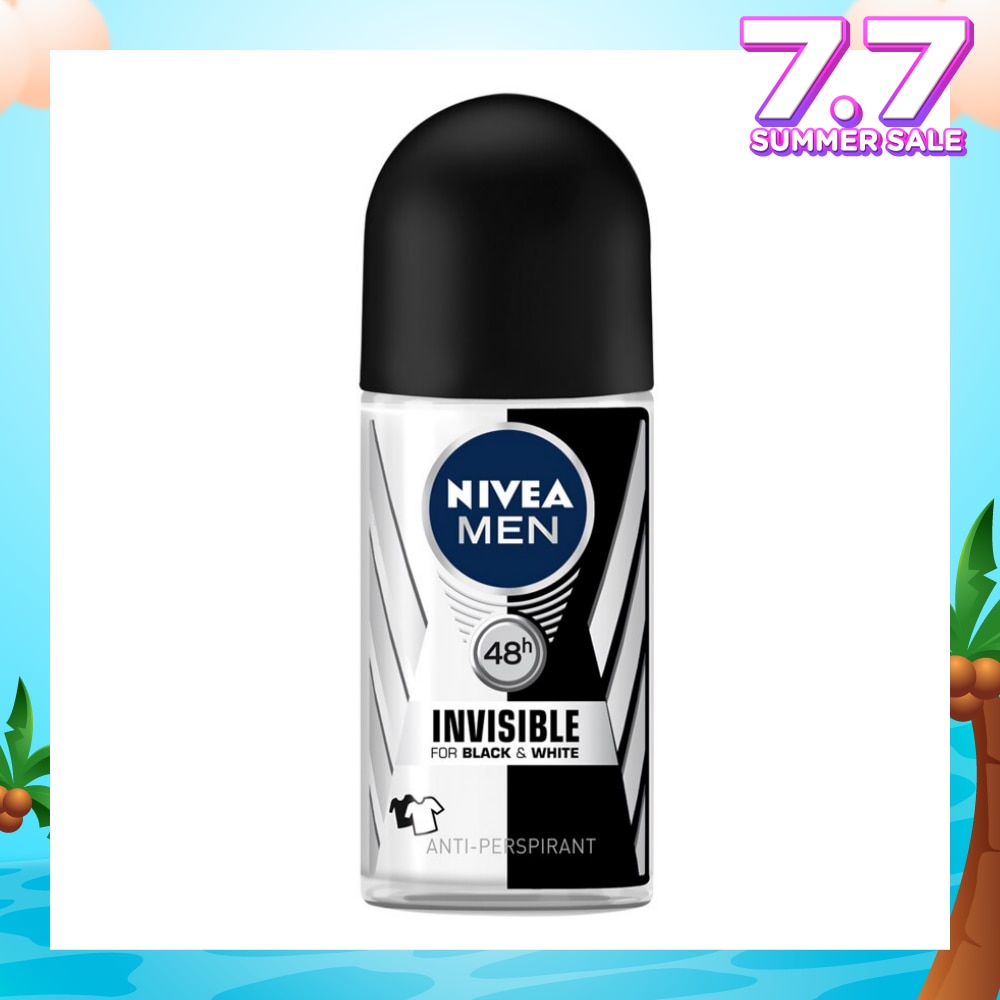 Anti-Perspirant Invisible Long Lasting 48Hr Black and White Deodorant 50ml