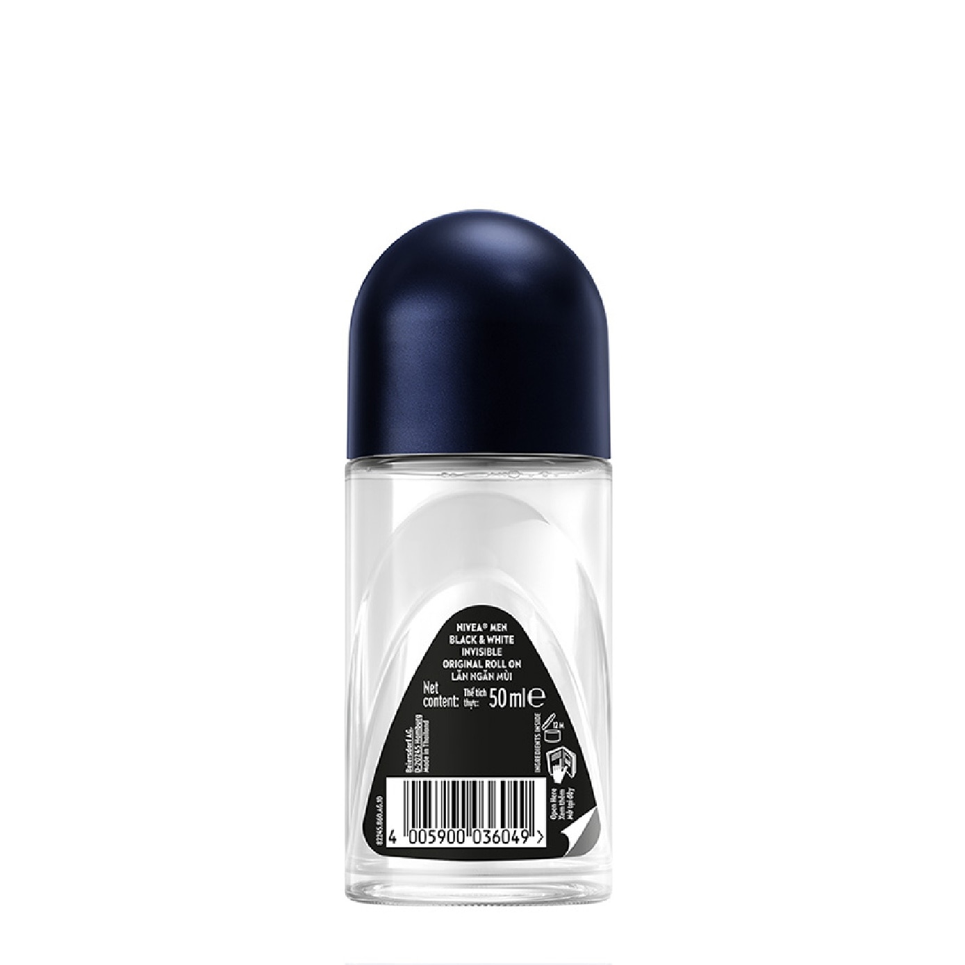 Deo (M) Roll-on Invisible Black White (Power) 50ml