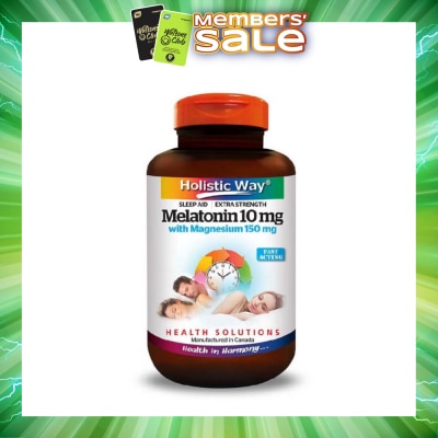 HOLISTIC WAY - Extra Strength Melatonin 10mg With Magnesium 150mg 30s