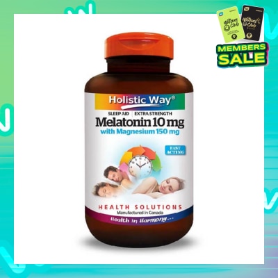 HOLISTIC WAY Extra Strength Melatonin 10mg With Magnesium 150mg 30s