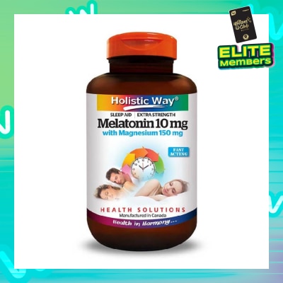 HOLISTIC WAY Extra Strength Melatonin 10mg With Magnesium 150mg 30s