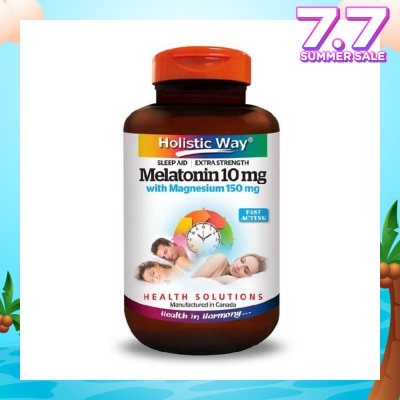 HOLISTIC WAY Extra Strength Melatonin 10mg With Magnesium 150mg 30s