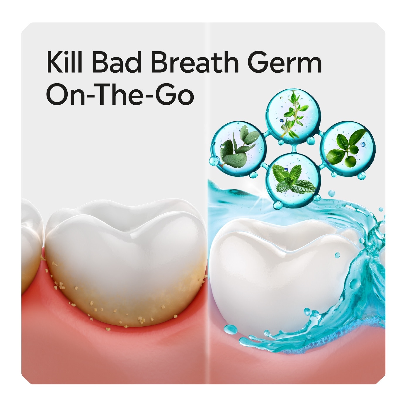 Cool Mint Zero Liquid Mouthwash On-The-Go Sachet 10ml x 15s image