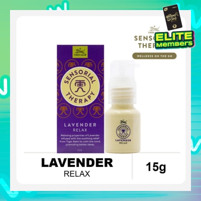 TIGER BALM Sensorial Therapy Lavender Relax (For Relaxing) 15g