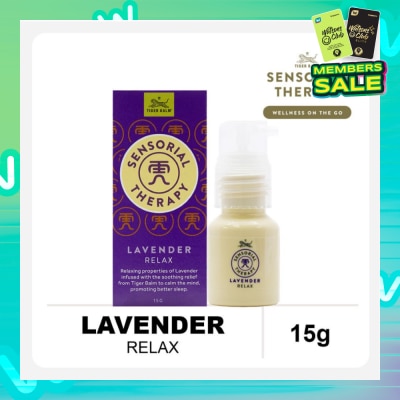TIGER BALM Sensorial Therapy Lavender Relax (For Relaxing) 15g