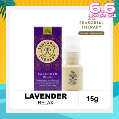 TIGER BALM Sensorial Therapy Lavender Relax (For Relaxing) 15g