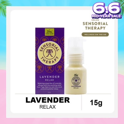TIGER BALM Sensorial Therapy Lavender Relax (For Relaxing) 15g