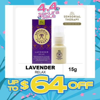 TIGER BALM - Sensorial Therapy Lavender Relax (For Relaxing) 15g