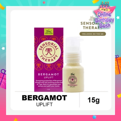 TIGER BALM Sensorial Therapy Bergamot Uplift (To Rejuvenate Senses & Uplift Mood ) 15g