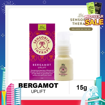 TIGER BALM Sensorial Therapy Bergamot Uplift (To Rejuvenate Senses & Uplift Mood ) 15g