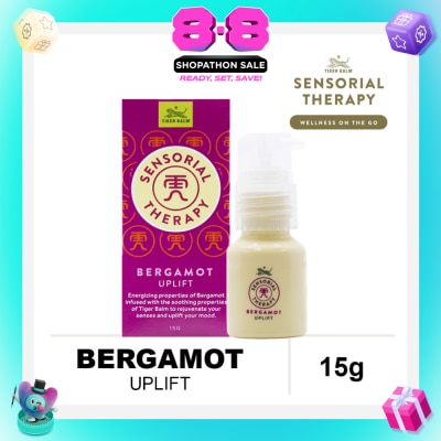 TIGER BALM - Sensorial Therapy Bergamot Uplift (To Rejuvenate Senses & Uplift Mood ) 15g