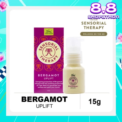 TIGER BALM Sensorial Therapy Bergamot Uplift (To Rejuvenate Senses & Uplift Mood ) 15g
