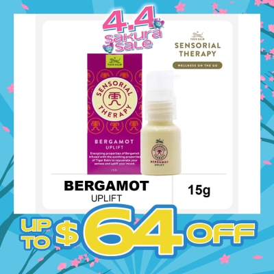 TIGER BALM - Sensorial Therapy Bergamot Uplift (To Rejuvenate Senses & Uplift Mood ) 15g