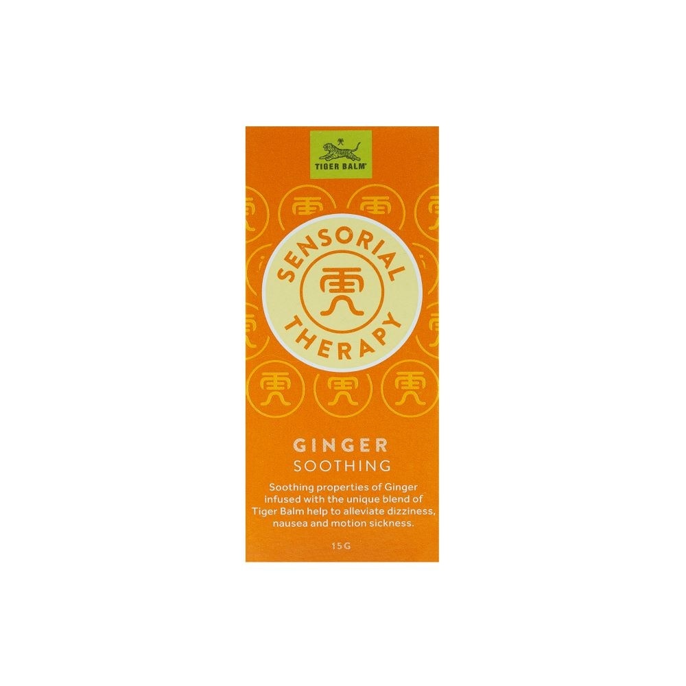 Sensorial Therapy Ginger Soothing (To Alleviate Dizziness, Nausea & Motion Sickness) 15g